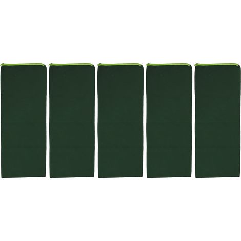 Lot de 5 sacs de protection anti-inondation en silicone organique, épais et réutilisables, avec fermeture éclair, pour portes et fenêtres de garage ou de maison. (1/5)