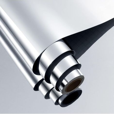 60 cm x 2 m Autocollants miroir Autocollants muraux flexibles pour décoration de miroir (1/4)