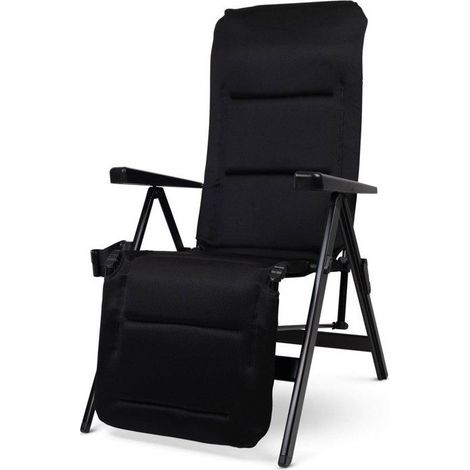 Sofá cama - DOMETIC - Gardina Lounger - Negro - Inclinable - Aluminio - Poliéster SoftMesh (1/5)
