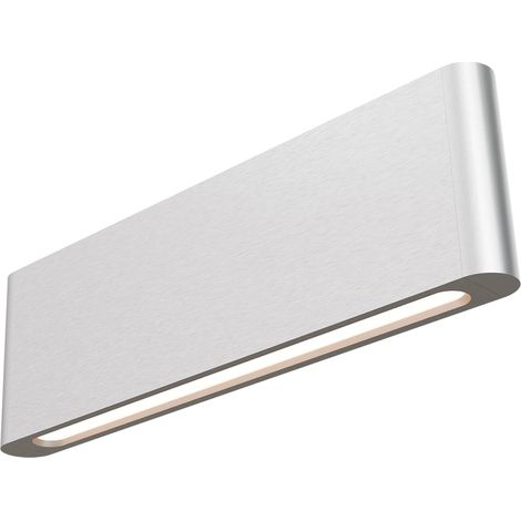 Spot mural moderne Atina 34cm nickel mat - 3685-37-34-DW