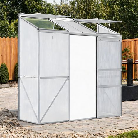 Serre de jardin en aluminium Polycarbonat 192 x 68 x 196 cm (1/5)