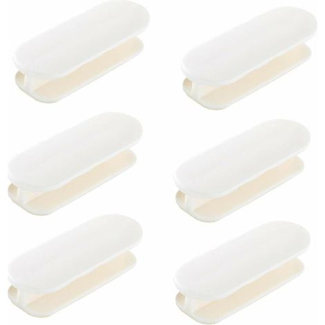 UlisemAuto-adhésif Fenêtre de Traction Poignée en plastique pour portes et fenêtres Armoire Réfrigérateur Porte Fenêtre Poignée Pratique Ouverture Poignées Autocollantes Porte coulissante poignée (1/4)