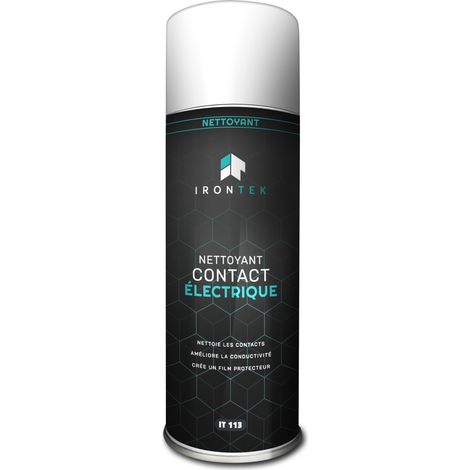 IRONTEK - Nettoyant contact électrique - 400ml - IT113 - Ce produit de marque IRONTEK est neuf.