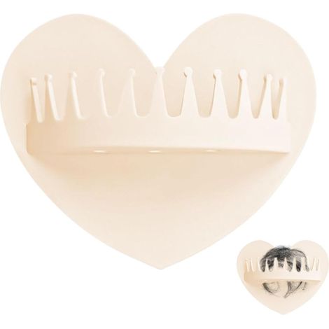 Collecteur de cheveux mural en silicone Attrapecheveux réutilisable pour salle de bain, douche, baignoire, nettoyage de bain, maison, salon, hôtel (1/5)