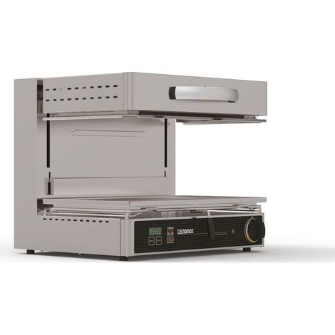 Salamandre à plafond mobile avec détection des plats - 2 zones de chauffe - long. 600 mm - Électrique - ST600 - Sofraca