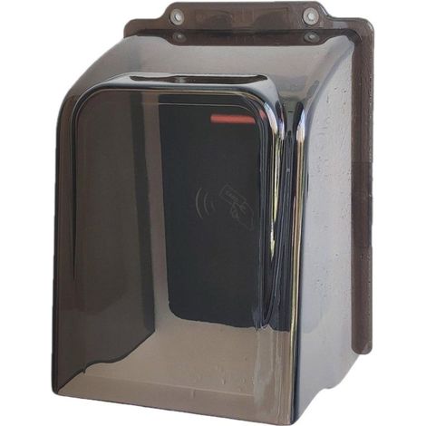 Housse de protection extérieure contre la pluie pour sonnette - Protection en plastique étanche pour sonnettes, serrures de porte, contre la pluie, la neige et les appareils électroniques extérieurs (1/5)