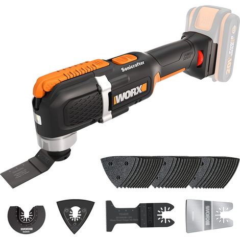 Worx WX696.9 Utensile multifunzione a batteria 20 V - senza batteria - senza caricabatterie (1/4)
