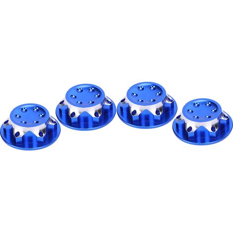 Écrous de jante anti-poussière 21mm pour AGAMA 1/8, bleu foncé, 4 pièces, alliage aluminium (1/5)