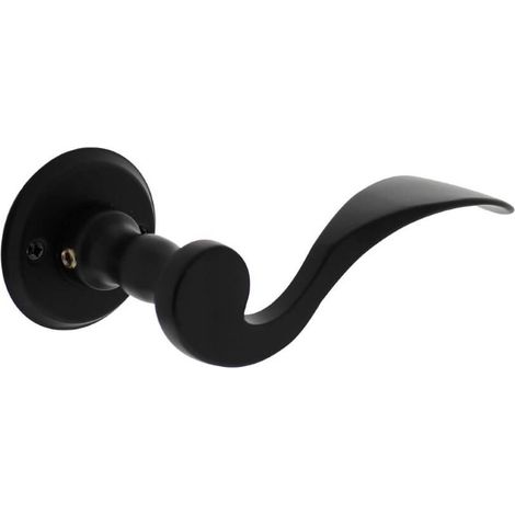 Poignée de porte classique Lepel Trou de vis noir - 0023.029202 (1/3)