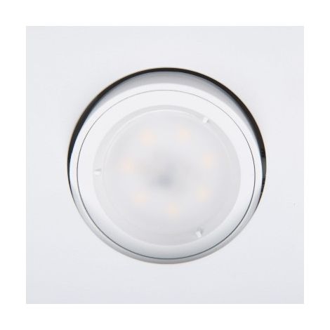 Faretto incasso quadrato bianco orientabile GU10 50W Maxlight