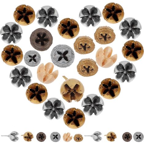 35 pommes de pin artificielles décoratives pour la cuisine, fausses pommes de pin, fruits artificiels, décoration intérieure, tiges de houx artificielles, accessoires photo de Noël (1/5)