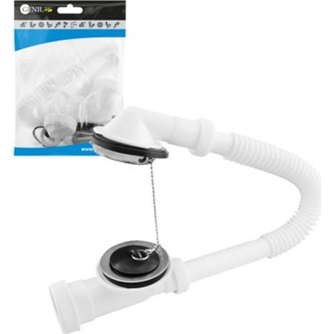 Válvula Bañera S/Horizontal Extraplana Orientable Con Tuerca, GENIL.