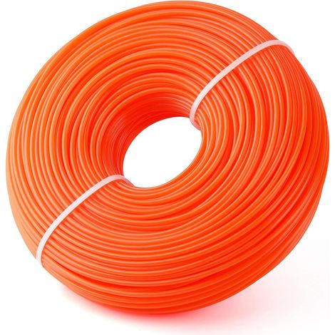 Runde Nylon-Freischneiderfaden 2,4 mm x 86 m