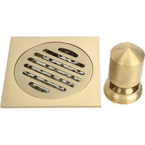 Bonde de sol carrée jetable, anti-odeurs et anti-obstruction, pour douche et salle de bain à domicile (1/4)