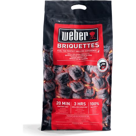 Sac de briquettes de charbon de bois Weber - 8 kg