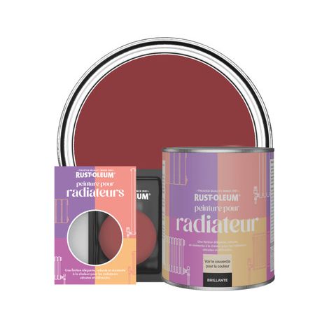 Peinture pour Radiateur, Finition Brillante - Bordeaux (1/3)