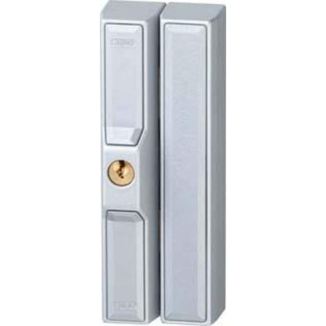 Serrure de Fenêtre Supplémentaire FTS88 AL0125 - Serrure avec 2 Pênes en Acier à Crochet, à Verrouillage Identique - Niveau de Sécurité 9 - 37038 - Argent (1/3)