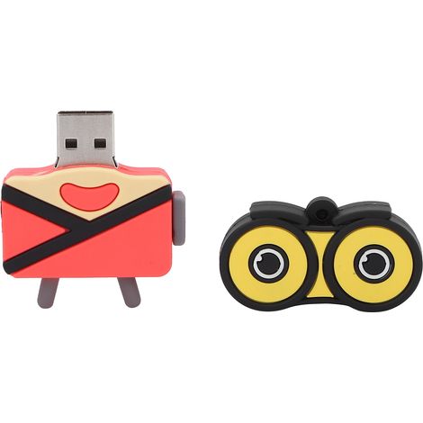 Clé USB 2.0 à motif dessin animé, accessoire portable mignon, 16 Go (1/5)