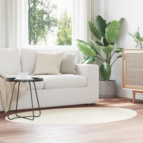 Bereichsteppiche HUARTE Creme 100 x 200 cm Polyester