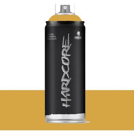 Bombe de peinture aérosol MTN Hardcore Jaune Gange (RV-11) 0,4 L (1/2)