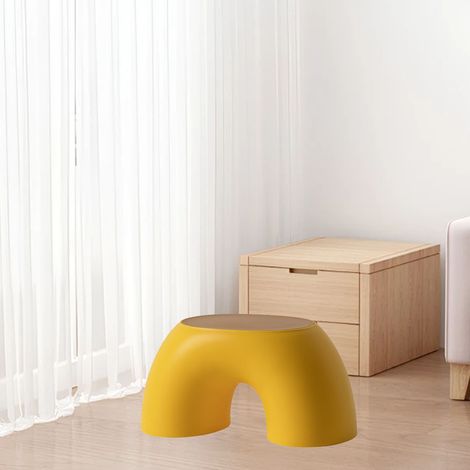 Robuster rutschfester Kinderhocker, einfacher kleiner Hocker für Zuhause, zum Sitzen oder Schuheanziehen (1/5)