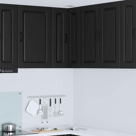 Küchenschrank Kalmar Schwarz 57 x 57 x 80 cm Holzwerkstoff