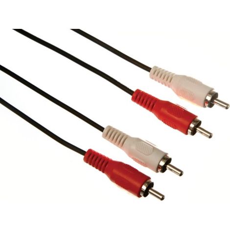 2 X Fiche Audio Rca Vers 2 X Fiche Audio Rca / De Base / 1 50 M / Doré (1/3)