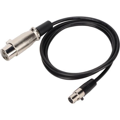 Câble XLR femelle vers mini XLR femelle de 1 m (3,3 pi) pour microphone, compatible avec les casques AKG K240, K240S, K240MK II et K141. (1/5)