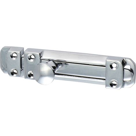 TIMCO Contract Flat Section Bolt Polished Chrome - 110 x 25mm