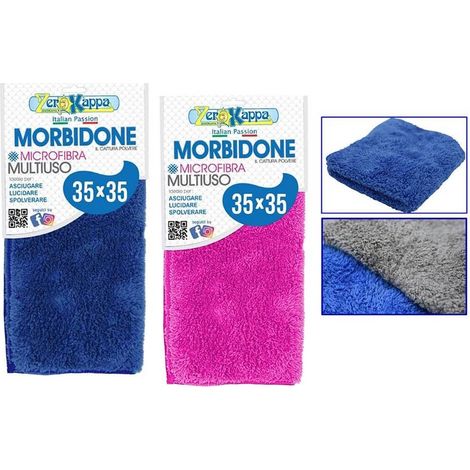 PANNO IN MICROFIBRA MULTIUSO 'MORBIDONE' cm 35 x 35