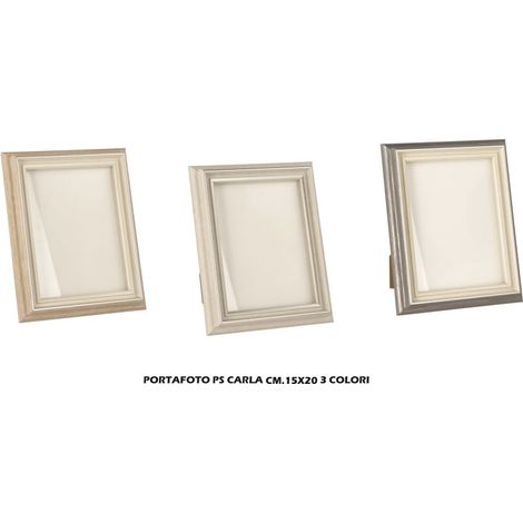 Cornice Portafoto da Appoggio in Poliestere Carla 10 x 15 cm 3 Colori