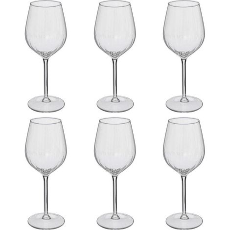 Lot de 6 Verres à Vin "Volta" 38cl Transparent (1/2)