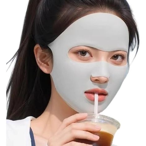 Masque de protection solaire pour le visage,Masque Facial Lavable UV pour Visage,Pour Cyclisme Sports Extérieur Moto Travail Jardinage (1/5)