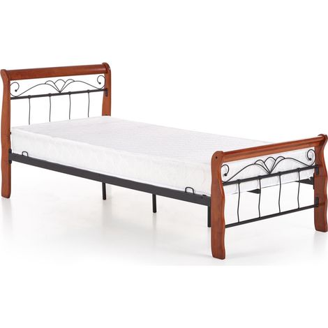 Cama Houston 104 , Individuales, 90x200, Metal, Somieres, 94x205x92cm