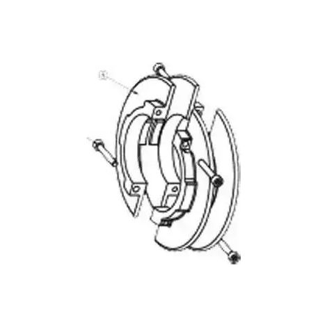 9146072 - Poulie Pour Rouleau Ø63/160 Somfy