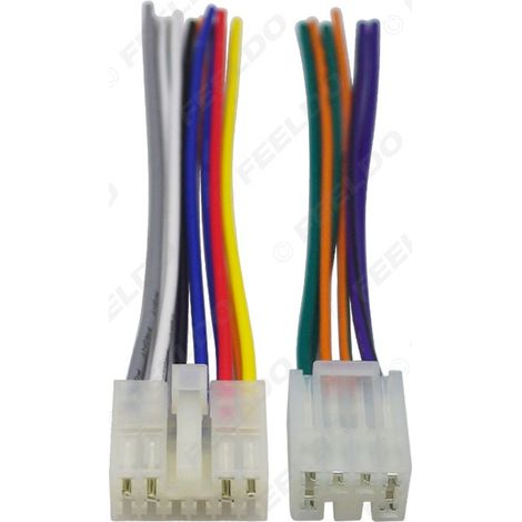 Suitable for universal Toyota audio modification wiring, speaker cables, power cable and CD player output cable. (1/5)