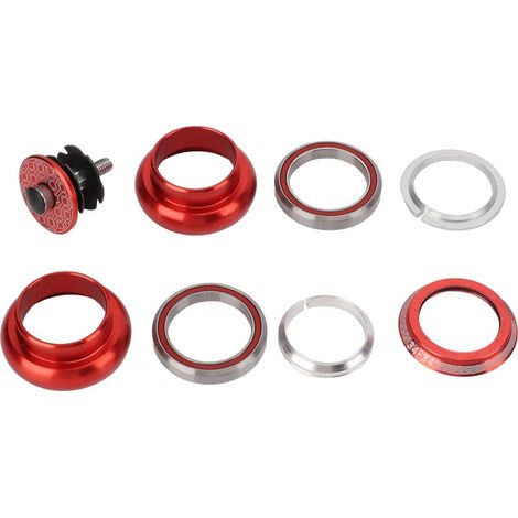 Gioco di gestione Viaron 34mm doppi cuscinetti per bici da strada e MTB anteriore compatibile con forcella e attacco manubrio (1/5)