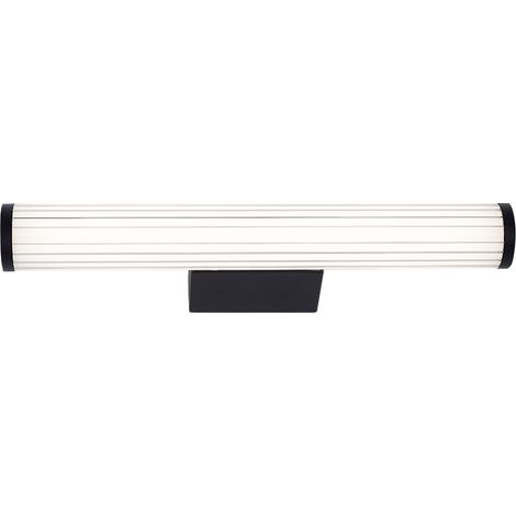 Applique miroir salle bain noire LED 8W 45cm CCT IP44 (1/5)