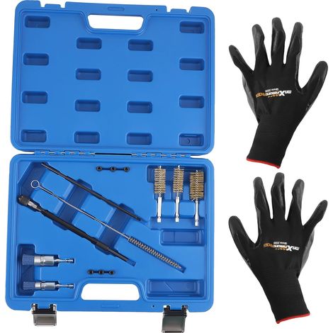 Kit d'outils de nettoyage d'injecteurs, 14 pièces, plastique durable, compatibilité polyvalente, design compact, matériaux non toxiques (1/5)
