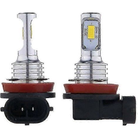 Kit de conversion d'ampoules LED jaunes antibrouillard H11 H8 H16 80W 4000LM 3000K (1/5)