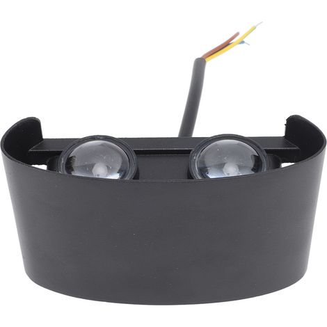 4-Watt-LED-Außenwandleuchte, zwei Leuchtmittel, nach oben und unten schwenkbar, 3 Farbtemperaturen, dimmbar, wasserdicht, 85 bis 265 Volt (1/5)