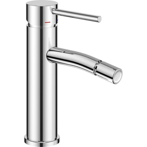 Rubinetto bidet monocomando jazz ottone montaggio rapido cromo lucido e piletta (1/4)