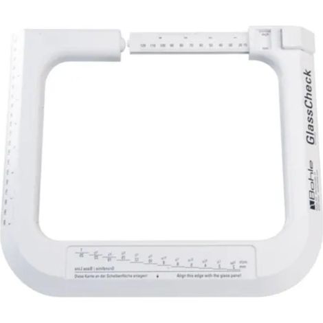 Outil du vitrier Bohle glasscheck jusqu'à 120 mm 55,8 cm