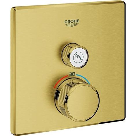Thermostat Grohtherm SmartControl 29123 eckig FMS 1 ASV satin graphite