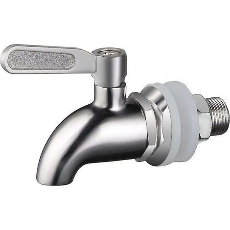 Beverage dispenser tap, stainless steel replacement tap, rotary juice tap, beer tap, water dispenser tap, 16mm wine barrel tap for r (1/5)