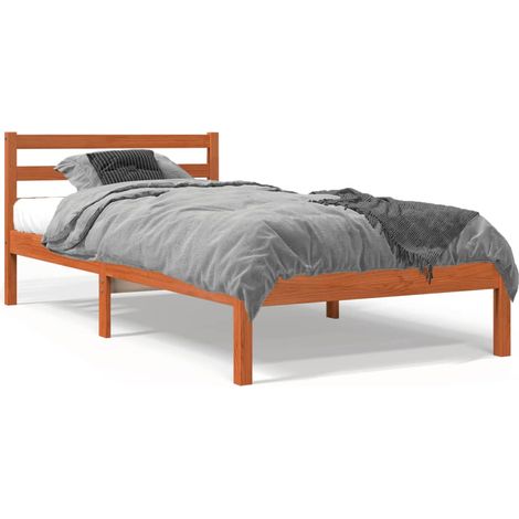 Maison Exclusive - Estructura de cama sin colchón madera maciza m (1/5)