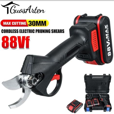 220V 500W Sécateur Electrique Avec 1 Batterie Capacité De Bonsa , De Jardin Rechargeable (1/5)