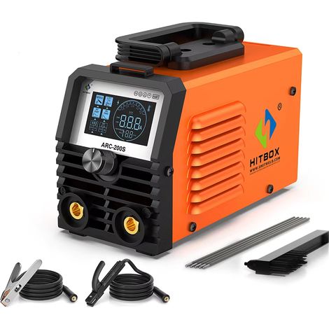 Poste à Souder Mini 2 en 1 MMA / Lift TIG IGBT 220V 10–200A – Inverter Portable avec Affichage LED Numérique