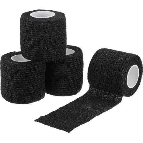 Selbstklebendes Tarnband, 4 Rollen, 5 cm breit, schwarz – Tarnband – Outdoor-Zubehör (1/5)