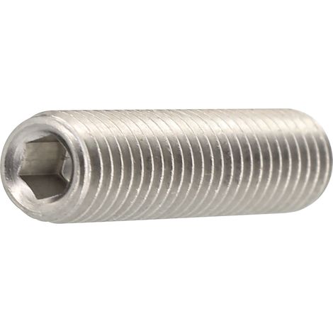 ISO4029/DIN916 21H  M 6x  6 Edelstahl A4 Gewindestift mit Ringschneide und ISK
